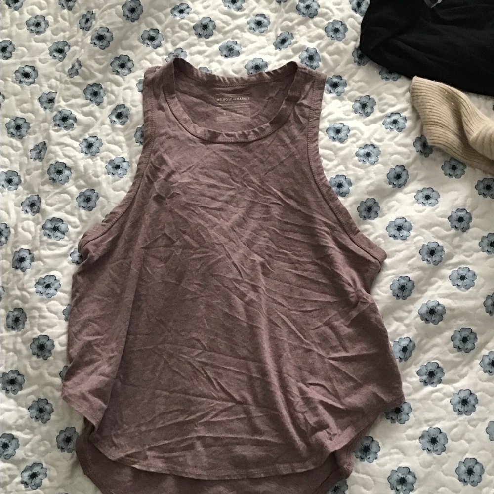 MELROSE AND MARKET TANK PURPLE